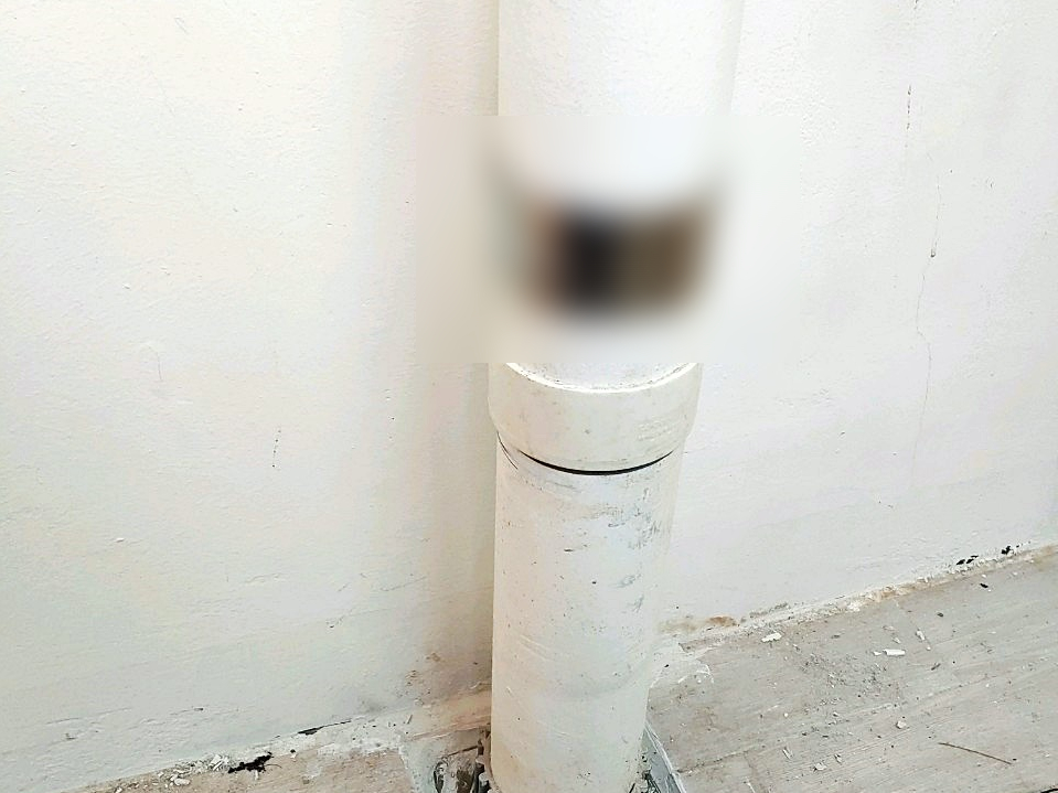 배관 교체 작업 현장