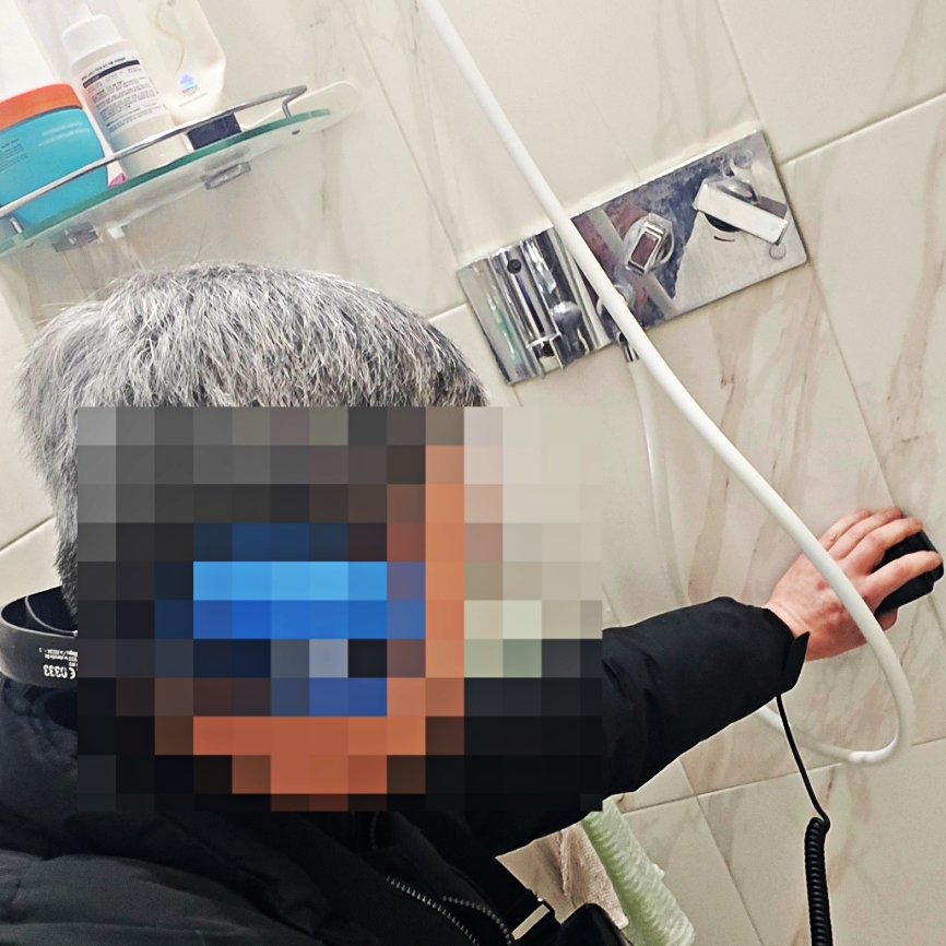 시공 완료 후 건조 및 마무리 단계