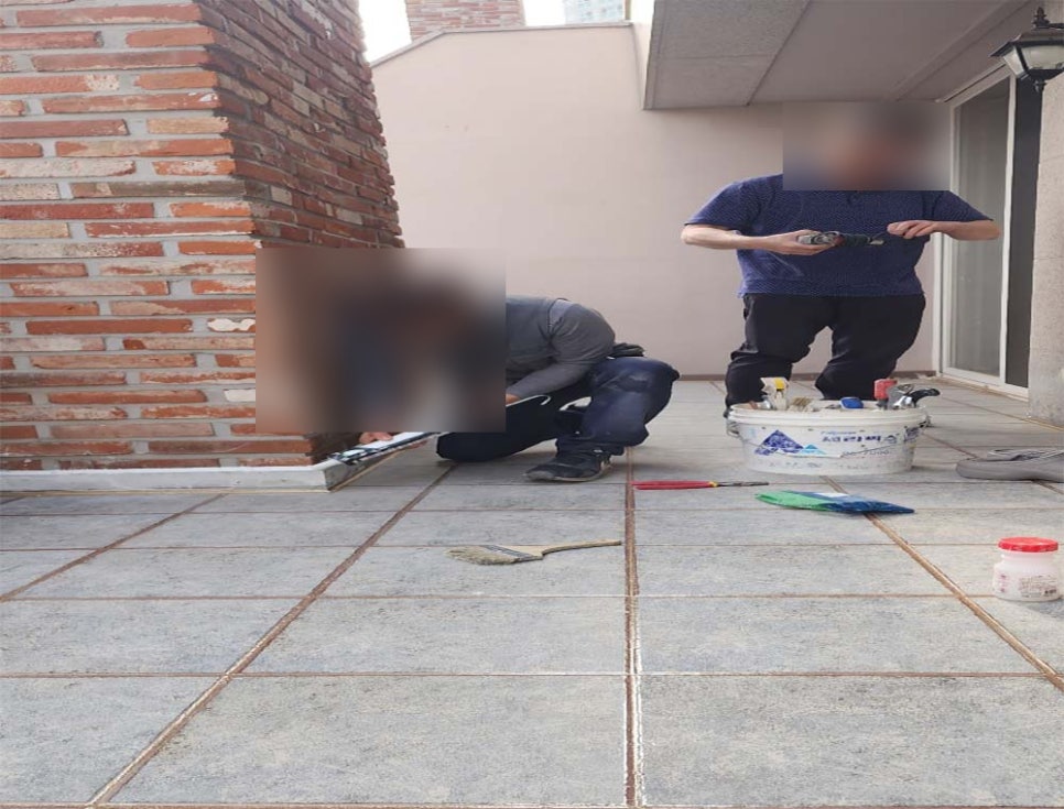 누수 점검 참고 사진