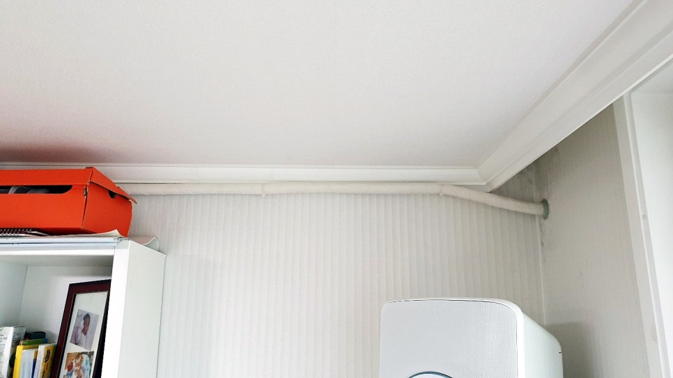 누수 원인 파악을 위한 내부 점검 상황