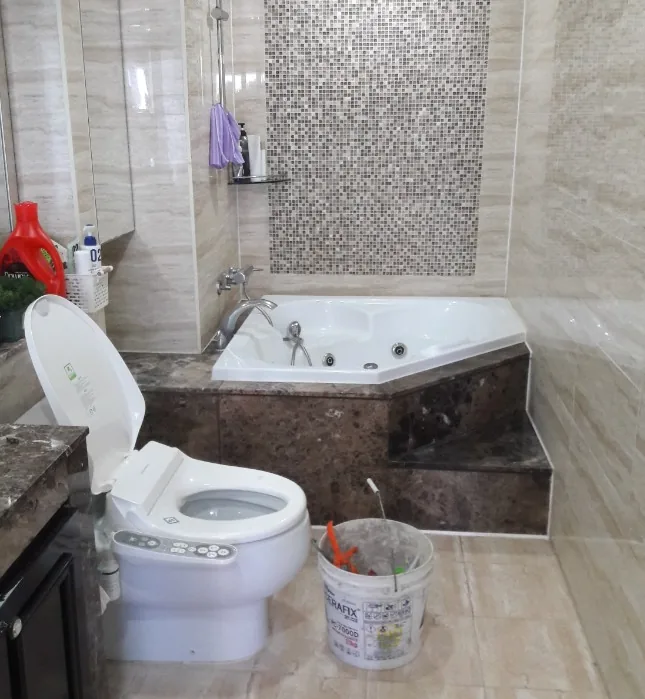 물자국 때문에 걱정이 시작되었던 아랫집 천장 상황