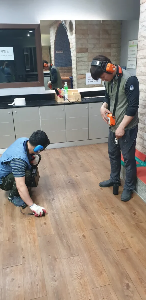 2인 교차 청음 확인